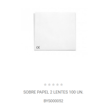 SOBRES  LENTES CLIENTES