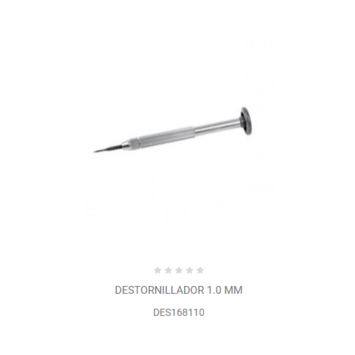 DESTORNILLADOR PLANO 1.0 DES168110