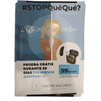 FOLLETOS AUDIO STOP QUE QUÉ