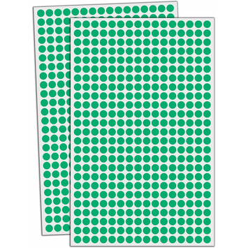 Pegatinas verdes y azules