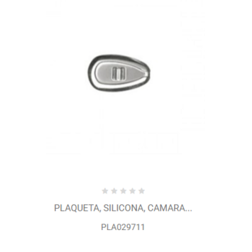 PLAQUETA SILICONA CAMARA DE AIRE TORNILLO PLA029711