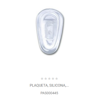 PLAQUETA SILICONA PRESION 11MM PAS000445