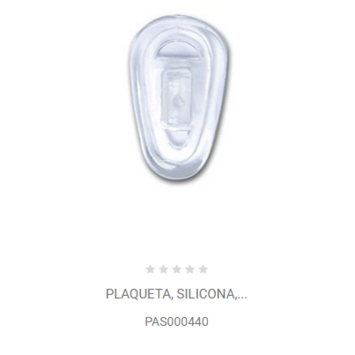 PLAQUETA SILICONA PRESION 13MM PAS000440