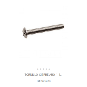 TORNILLO CIERRE ARO 1,4 TOR000354