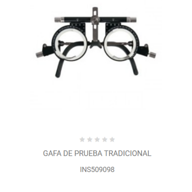 GAFAS PRUEBA INS509098