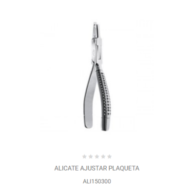 ALICATE AJUSTE PLAQUETAS ALI150300