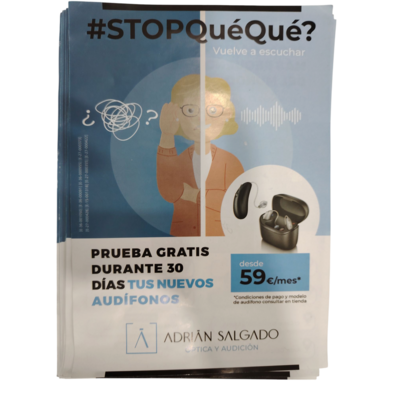 FOLLETOS AUDIO STOP QUE QUÉ