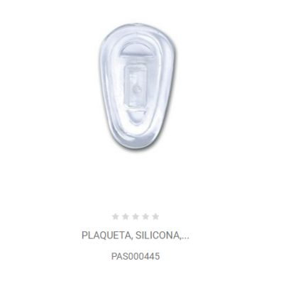 PLAQUETA SILICONA PRESION 11MM PAS000445