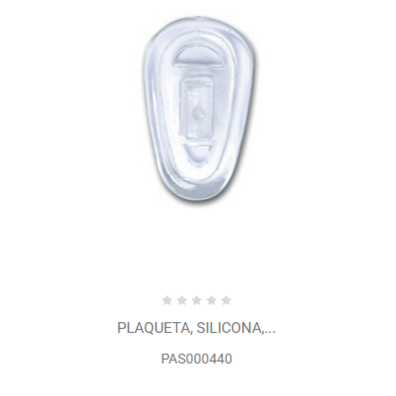 PLAQUETA SILICONA PRESION 13MM PAS000440