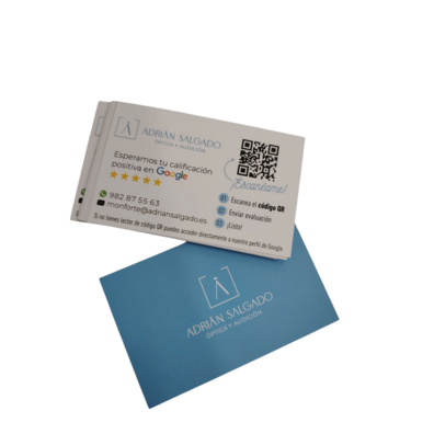 TARJETAS QR RESEÑAS