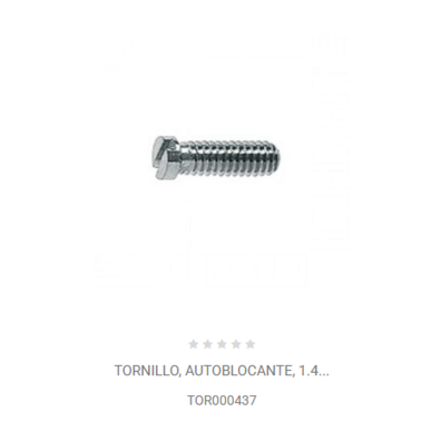 Tornillo, autoblocante, 1.4 mm TOR000437