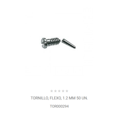 TORNILLO FLEXO 1,2 TOR000294